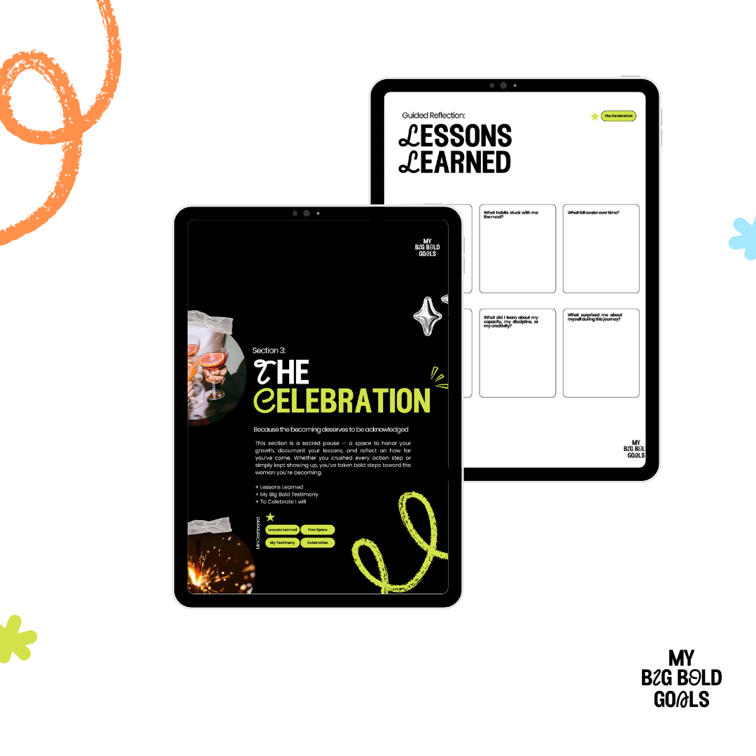 My Big Bold Goals Journal