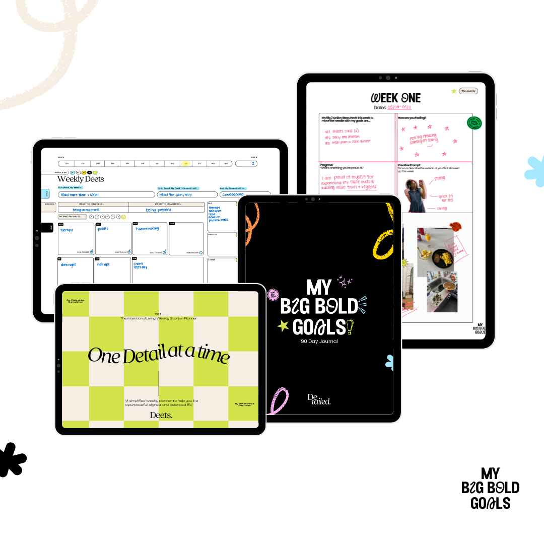 Girl on the Go Bundle (Goals Journal & Weekly Planner)