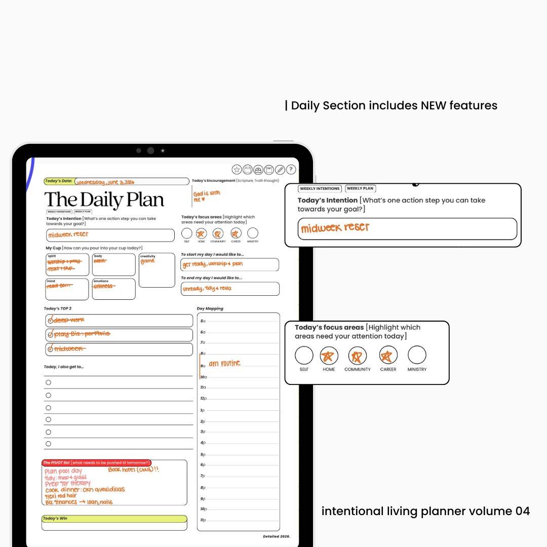 Intentional Living Planner Vol.4 (Planner + AI bot)